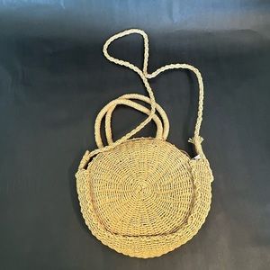 Straw Woven Bag Straw Tote Bag Straw Bag Large Straw Handbag Shoulder Bag